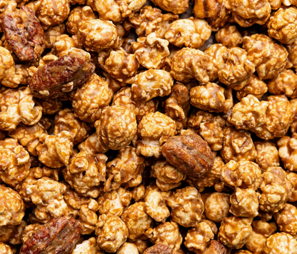 Cinnamon Bourbon Pecan Popcorn