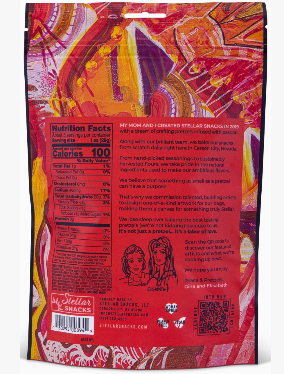 Stellar Pretzel Braids - Sweet & Sparky - 5oz (PACK OF 3)